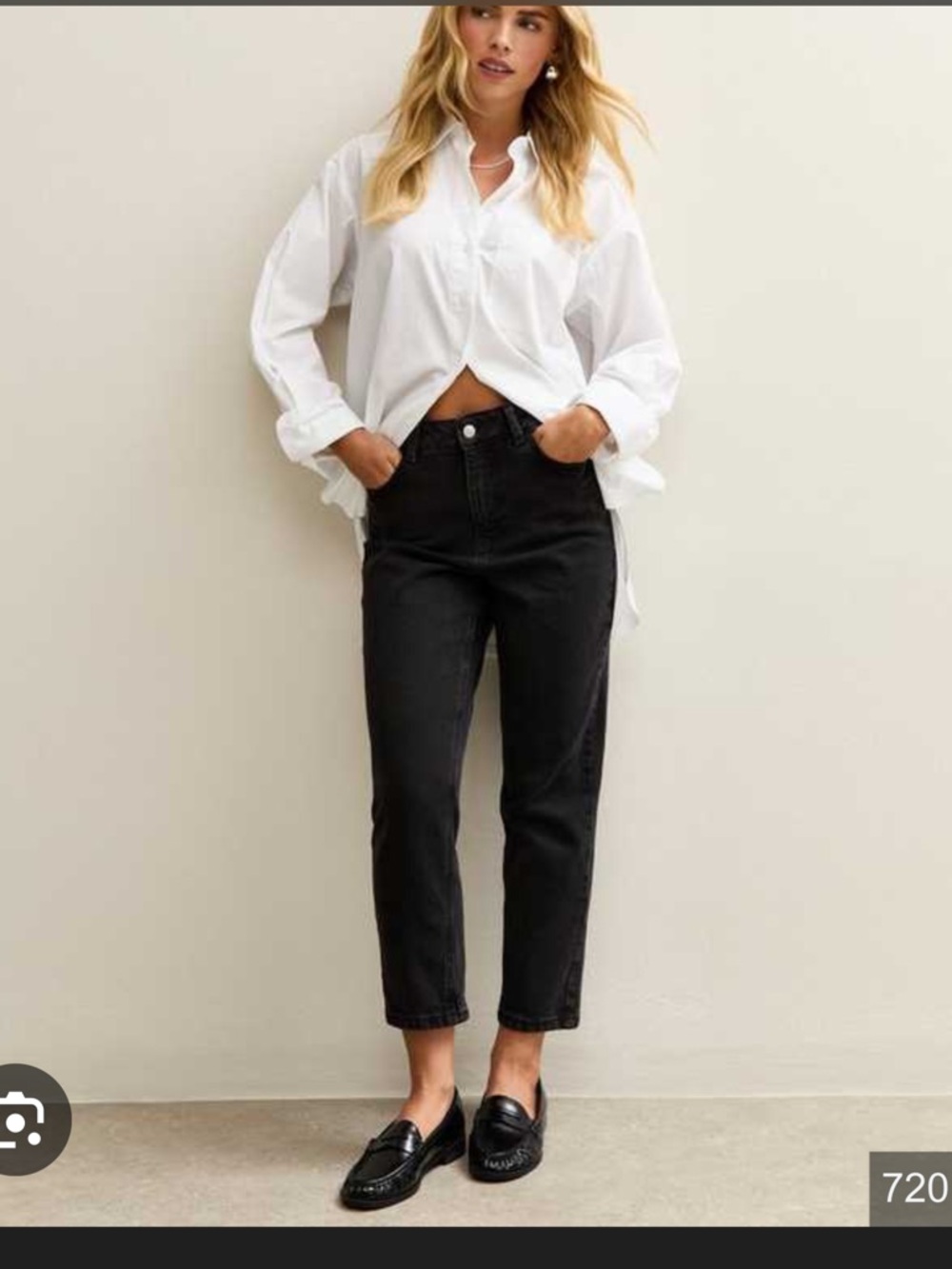 St. John High-Rise Straight Leg Women’s Jeans - Black